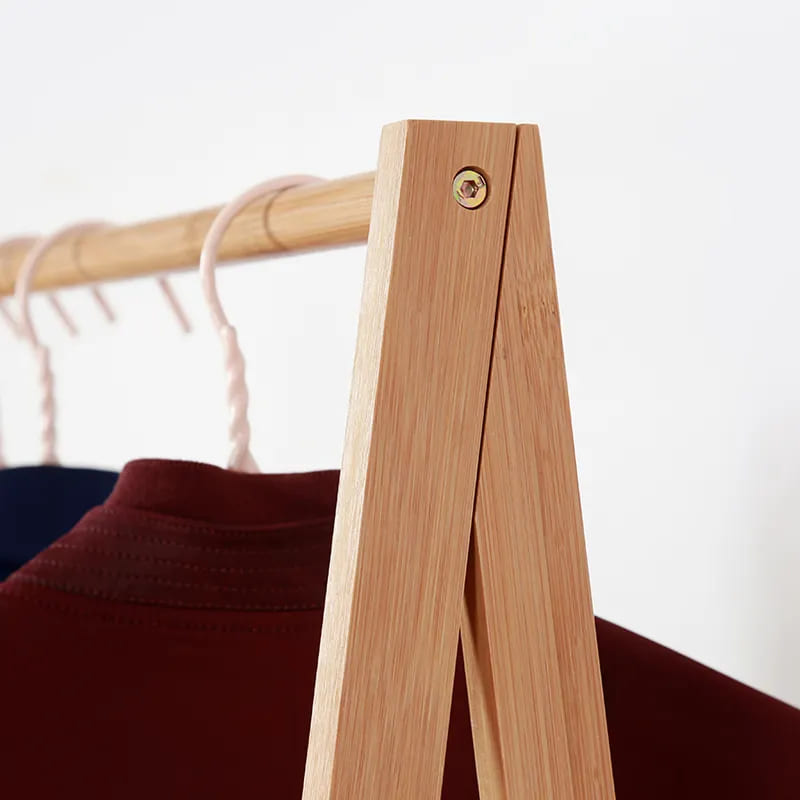Nowy projekt bambusowy szelf meble meble pralni Suszanie stojakna schowek z przechowywaniem